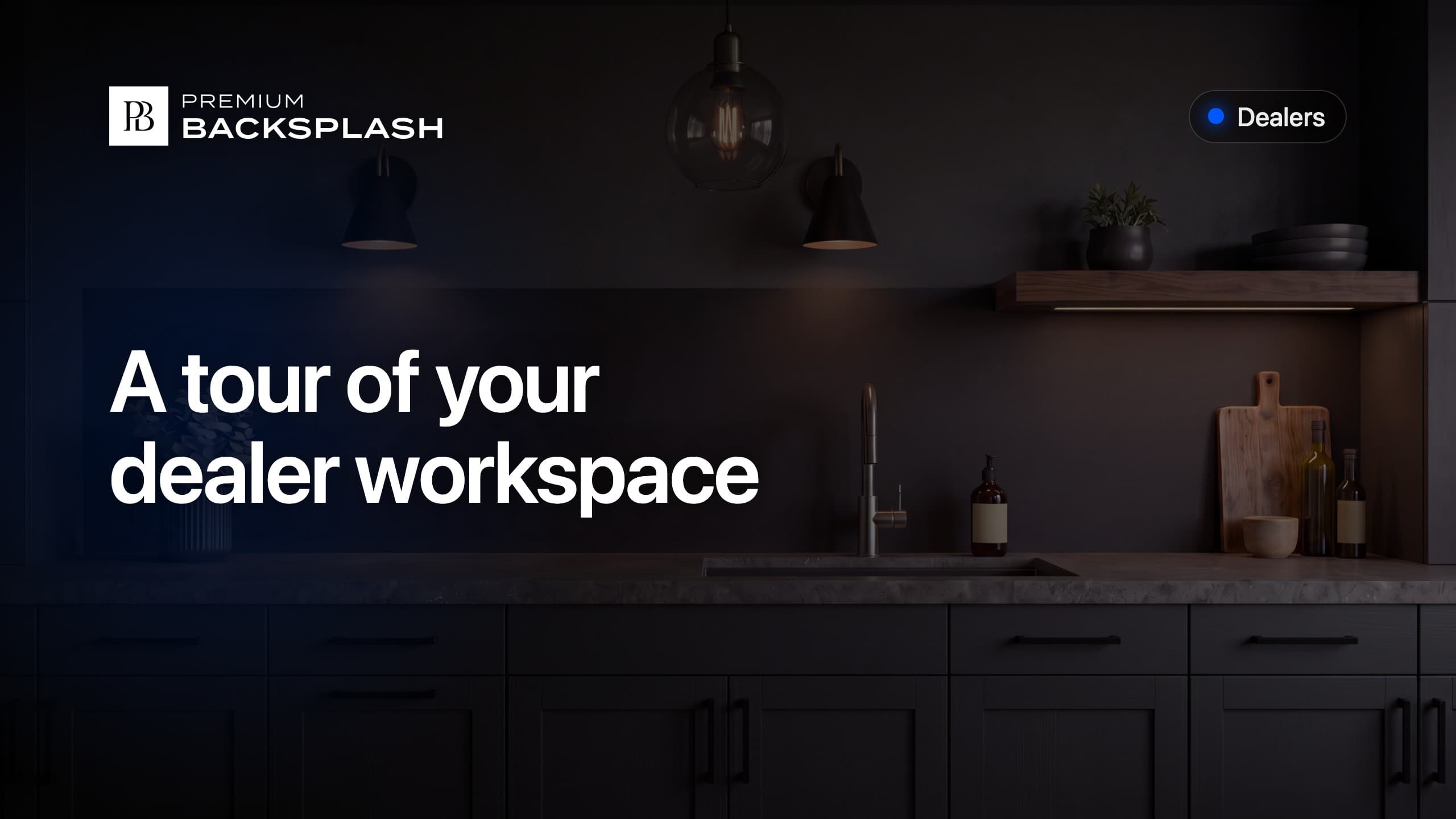 A tour of your dealer workspace